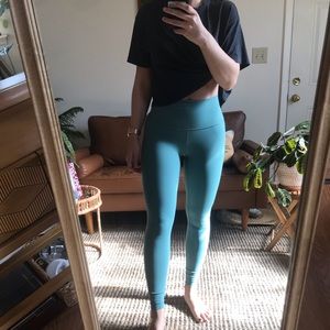 Size 4 lululemon wunder unders sage green